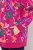 Ulla Popken Ribbon Print Turtleneck Sweatshirt Cherry Red - Hættetrøjer og sweatshirts - Bløde sweatshirts, hoodies & strik