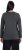 Ulla Popken Basic Round Neck Long Sleeve Slim Fit Cotton Tee Charcoal - T-shirts - T-shirts til kvinder