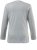 Ulla Popken Basic Round Neck Long Sleeve Slim Fit Cotton Tee Light Grey Melange - T-shirts - T-shirts til kvinder