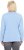 Ulla Popken Basic Round Neck Long Sleeve Slim Fit Cotton Tee Light Blue - T-shirts - T-shirts til kvinder