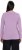 Ulla Popken Basic Round Neck Long Sleeve Slim Fit Cotton Tee Lavender - T-shirts - T-shirts til kvinder
