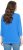 Ulla Popken Make It Amazing 3/4 Sleeve Graphic Tee Pacific Blue - Trykte T-shirts til kvinder - 