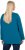 Ulla Popken Fawn Long Sleeve Graphic Tee Teal - Trykte T-shirts til kvinder - 