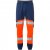 Leo Hawkridge Ecoviz High Performance 4X Stretch Trouser Hi-Vis Orange/Navy Print - Arbejdstøj - Arbejdstøj i store størrelser