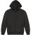Double Outfitters MTOP-1160 Hættetrøje med lynlås Sort - Trøjer og hættetrøjer - Trøjer og Hættetrøjer i store størrelser - 2XL-14XL