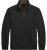 Double Outfitters MTOP-1163 Sweatshirt med halv lynlås Sort - Trøjer og hættetrøjer - Trøjer og Hættetrøjer i store størrelser - 2XL-14XL