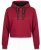 Nora Mikken KAMILLA Cropped Hoodie Burgundy - DAMETØJ XS-XXL - 