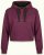 Nora Mikken KAMILLA Cropped Hoodie Mauve Wine - DAMETØJ XS-XXL - 