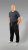 20 Nodi Ponente Long Leg Sports Pants in Combed Fleece Cotton Black - Joggingbukser og shorts - Sweatpants og Sweatshorts 2XL-12XL