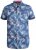 D555 Reuben Hawaii Shirt Navy - Skjorter - Skjorter til store mænd 2XL- 8XL
