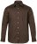JP1880 Shirt Business Long Sleeve Brown - Skjorter - Skjorter til store mænd 2XL- 8XL