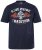 JP1880 T-Shirt Short Sleeve Chest Print Navy - T-shirts - T-shirts i store størrelser - 2XL-14XL