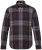JP1880 Shirt Flannel Long Sleeve Dark Brown - Skjorter - Skjorter til store mænd 2XL- 8XL