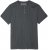 Adamo Silas Regular fit Serafino T-shirt Charcoal - T-shirts - T-shirts i store størrelser - 2XL-14XL