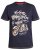 D555 Slater T-shirt Navy - T-shirts - T-shirts i store størrelser - 2XL-14XL