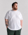 Motley Denim Stockholm T-shirt White - T-shirts - T-shirts i store størrelser - 2XL-14XL