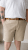 Kam Jeans 3402 Belted Dobby Weave Stretch Chino Shorts Beige - Shorts - Shorts i store størrelser - W40-W60