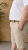 Kam Jeans 3402 Belted Dobby Weave Stretch Chino Shorts Beige - Shorts - Shorts i store størrelser - W40-W60