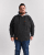Motley Denim Copenhagen Hoodie Charcoal - Trøjer og hættetrøjer - Trøjer og Hættetrøjer i store størrelser - 2XL-14XL