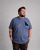 Motley Denim Milan T-shirt Lys indigo - T-shirts - T-shirts i store størrelser - 2XL-14XL