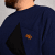 Motley Denim Milan T-shirt Marineblå - T-shirts - T-shirts i store størrelser - 2XL-14XL