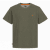 Motley Denim Stockholm T-shirt Dark Khaki - T-shirts - T-shirts i store størrelser - 2XL-14XL