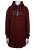 Nora Mikken KADRI WHITE Long Hoodie Burgundy - Trøjer og hættetrøjer - 