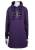 Nora Mikken KADRI WHITE Long Hoodie Purple - Trøjer og hættetrøjer - 