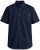 Motley Denim Zagreb Kortærmet Skjorte Marineblå - Skjorter - Skjorter til store mænd 2XL- 8XL