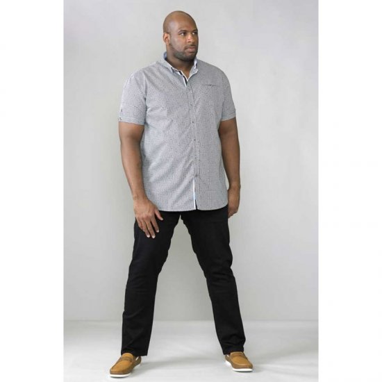 D555 Claude Stretch Jeans Black TALL SIZES - HERRETØJ MT-6XLT - Tøj til høje mænd