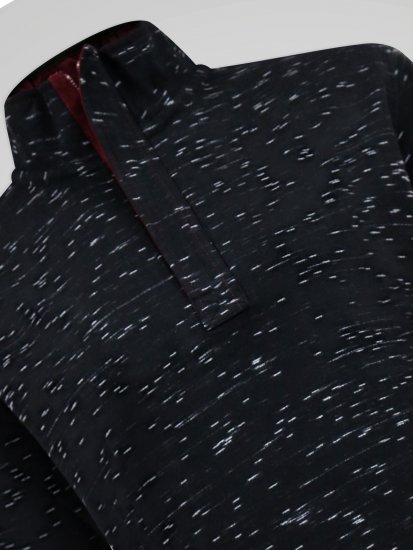 D555 Chandler Reno 1/4 Zip Neck Sweatshirt With Bear Logo Sort - Trøjer og hættetrøjer - Trøjer og Hættetrøjer i store størrelser - 2XL-14XL