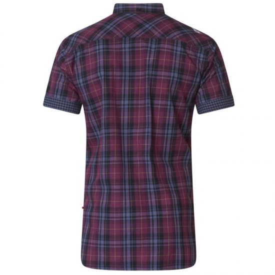 D555 Herbie Short Sleeve Shirt - Skjorter - Skjorter til store mænd 2XL- 8XL