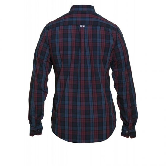 D555 Enderby Long Sleeve Shirt - Skjorter - Skjorter til store mænd 2XL- 8XL