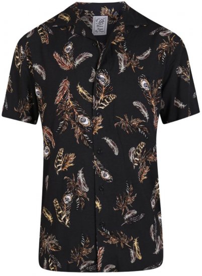D555 Randal Shirt Black - Skjorter - Skjorter til store mænd 2XL- 8XL
