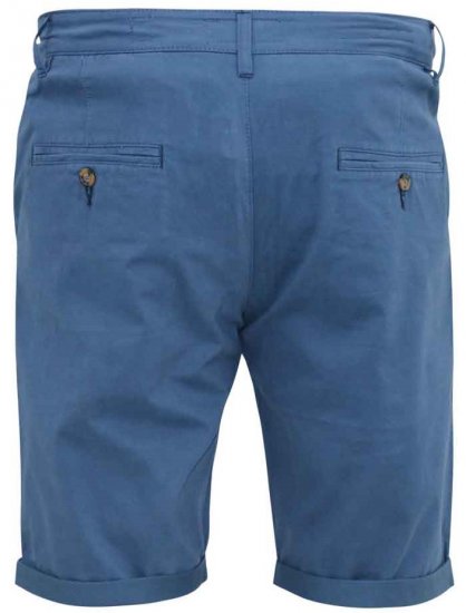 D555 Nelson Stretch Chino Shorts Blue - Shorts - Shorts i store størrelser - W40-W60
