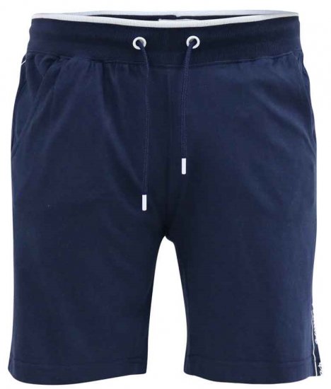 D555 Brantham Couture Elasticated Waistband Shorts Navy - Joggingbukser og shorts - Sweatpants og Sweatshorts 2XL-12XL