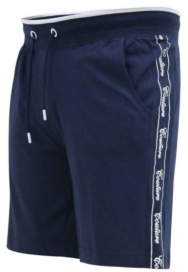 D555 Brantham Couture Elasticated Waistband Shorts Navy - Joggingbukser og shorts - Sweatpants og Sweatshorts 2XL-12XL