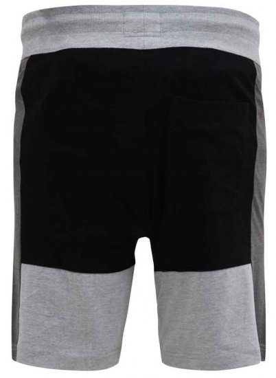 D555 Kirton Couture Elasticated Waistband Shorts Black/Charcoal - Joggingbukser og shorts - Sweatpants og Sweatshorts 2XL-12XL