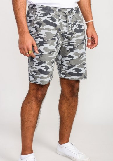 D555 Carlton Elasticated Waist Jersey Camo Shorts - Joggingbukser og shorts - Sweatpants og Sweatshorts 2XL-12XL