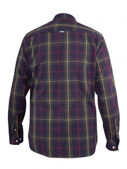 D555 Gladstone Check Button Down Collar Shirt - Skjorter - Skjorter til store mænd 2XL- 8XL