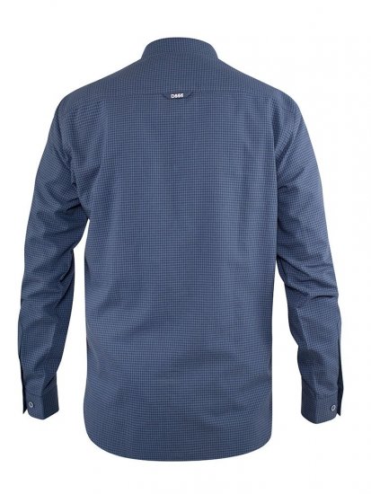 D555 Melbourne Gingham Check Long Sleeve Button Down Shirt - Skjorter - Skjorter til store mænd 2XL- 8XL