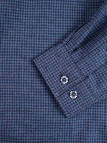 D555 Melbourne Gingham Check Long Sleeve Button Down Shirt - Skjorter - Skjorter til store mænd 2XL- 8XL