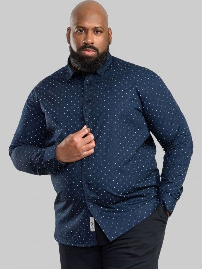 D555 Boscastle LS Shirt - Skjorter - Skjorter til store mænd 2XL- 8XL