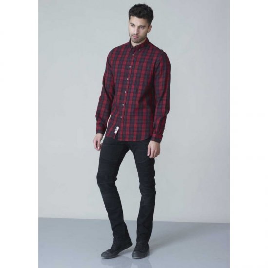 D555 Theo Long Sleeve Check Shirt - Skjorter - Skjorter til store mænd 2XL- 8XL