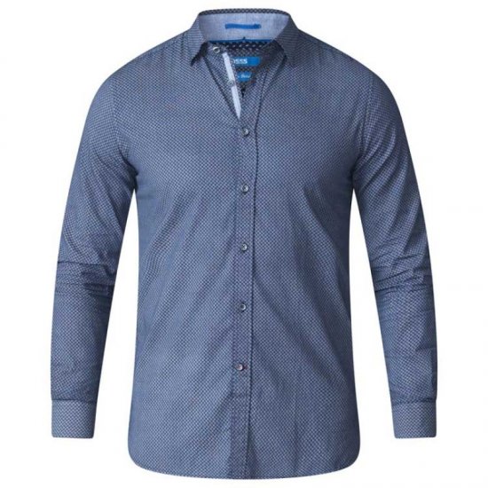 D555 Kermit Long Sleeve Printed Shirt - Skjorter - Skjorter til store mænd 2XL- 8XL