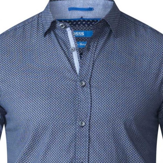 D555 Kermit Long Sleeve Printed Shirt - Skjorter - Skjorter til store mænd 2XL- 8XL