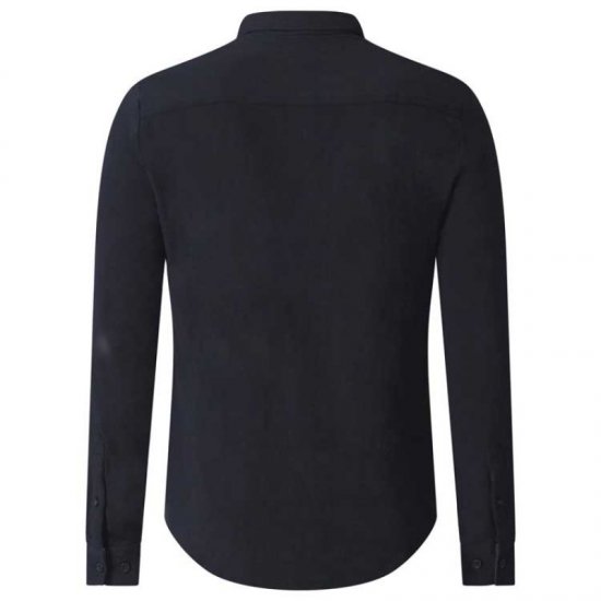 D555 Donnie Long Sleeve Jersey Shirt Black - Skjorter - Skjorter til store mænd 2XL- 8XL