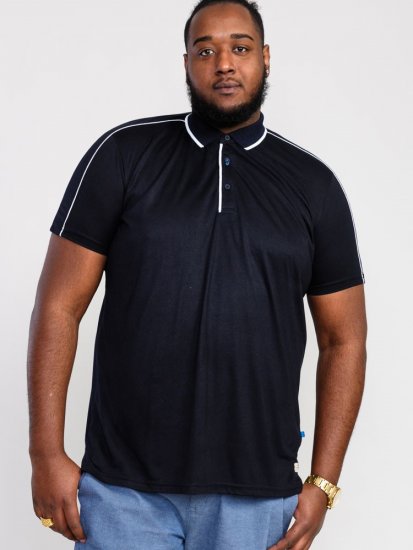 D555 Sussex Jersey Polo Shirt Dark Navy - Polotrøjer - Polotrøjer 2XL-8XL