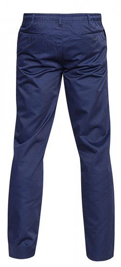 D555 Basilio Pants with elasticated waist Navy - Jeans og bukser - Herrejeans og bukser i store størrelser W40-W70