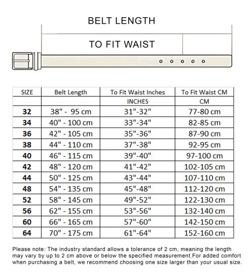 D555 Dylan Tan Bonded Leather Belt - Bælter - Store Bælter - W40-W70/2XL-8XL